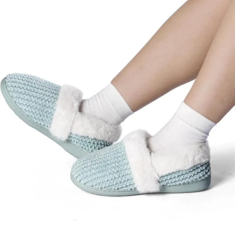 Closed Back Plush Slippers – All Day Comfort and Stability