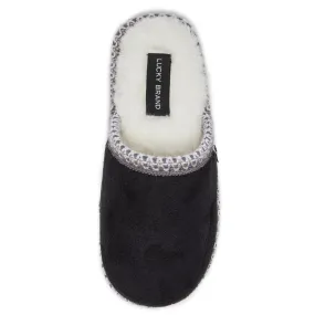 Lucky Brand Micro-Suede Memory Foam Boys Slippers - Closed Toe Plush Lined House Shoes/Kids Slippers