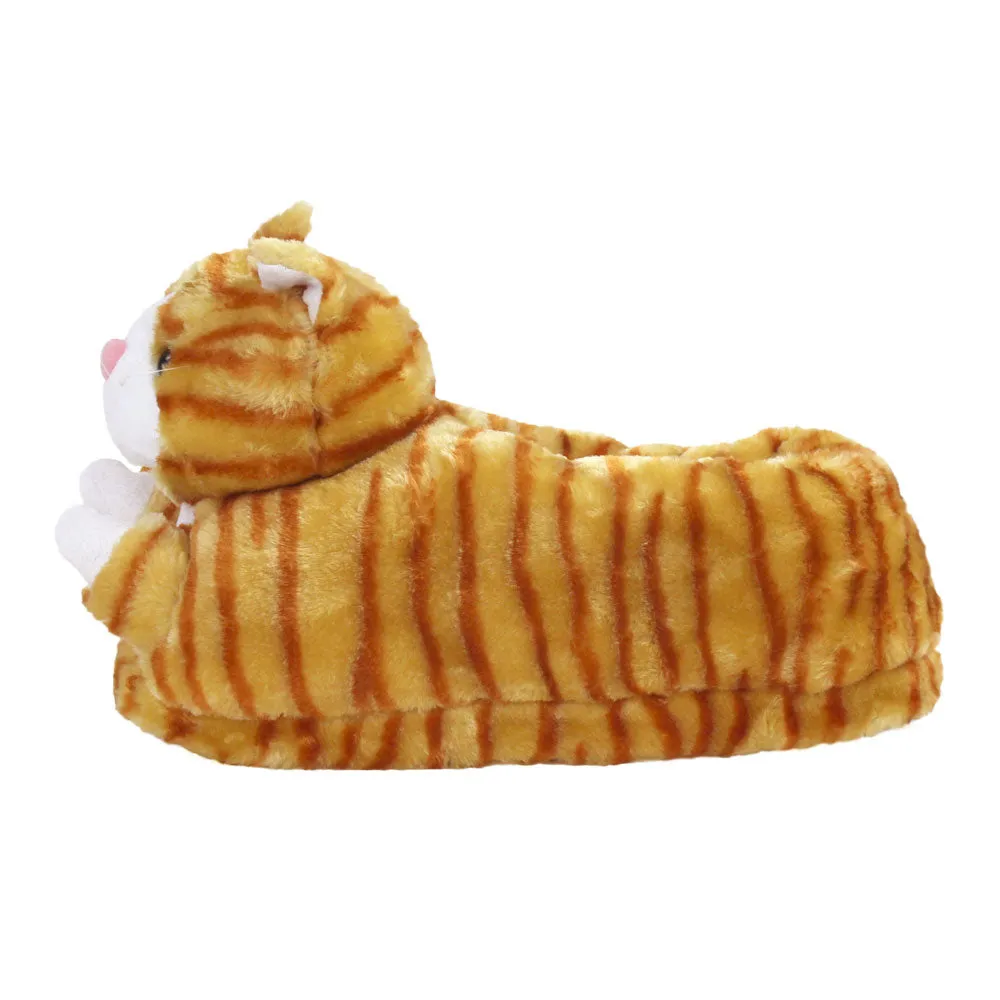 Orange Tabby Cat Slippers JulesRoche Cozy Non-Slip Design
