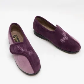 SLEEPERS  Ladies Full Slippers GEMMA Purple/Lilac