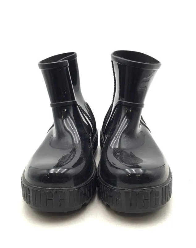 UGG Women's Drizlita 1125731 Black Waterproof Rain Boot - Size 10