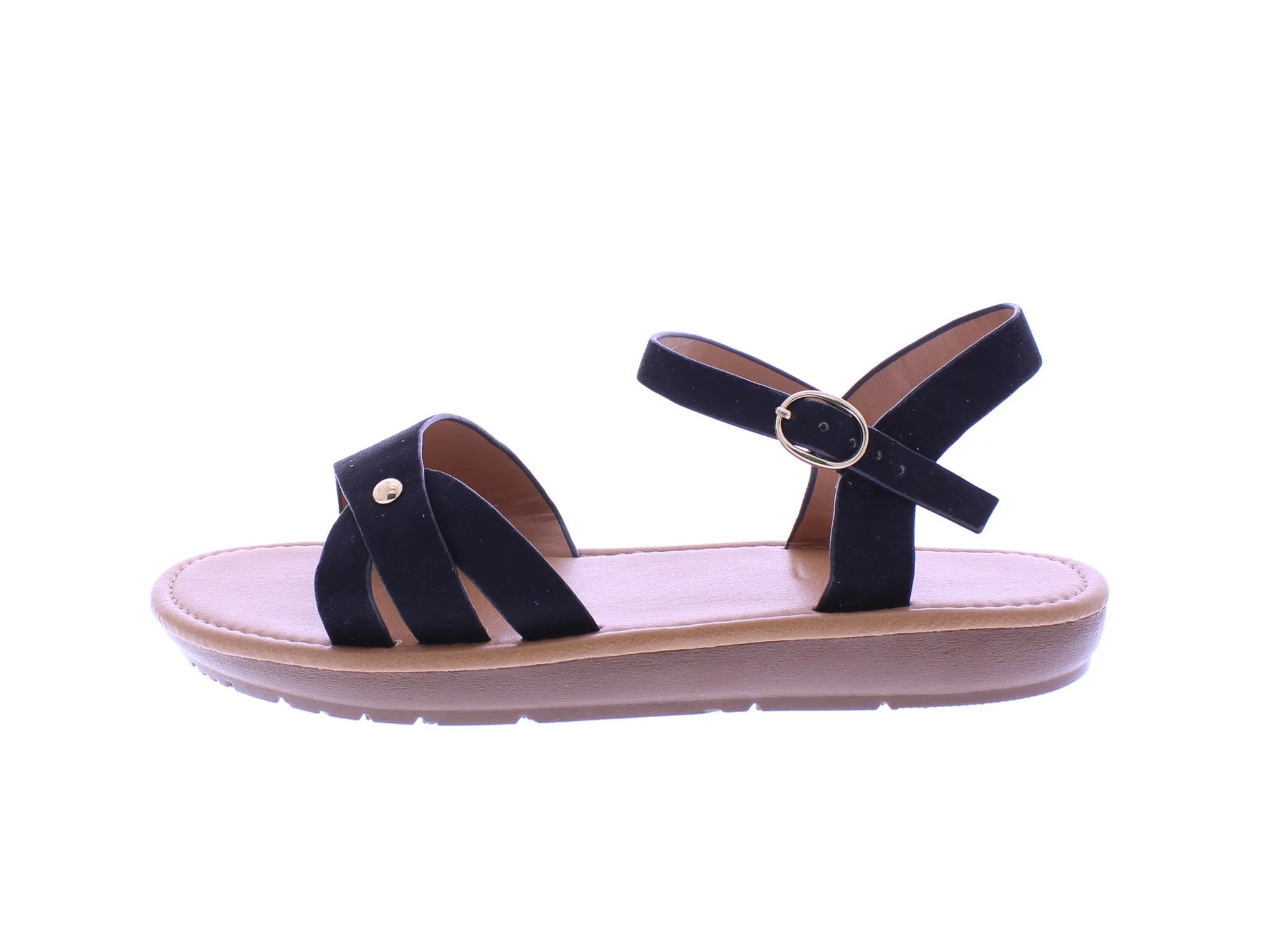 Women Sandal with Buckle Closure