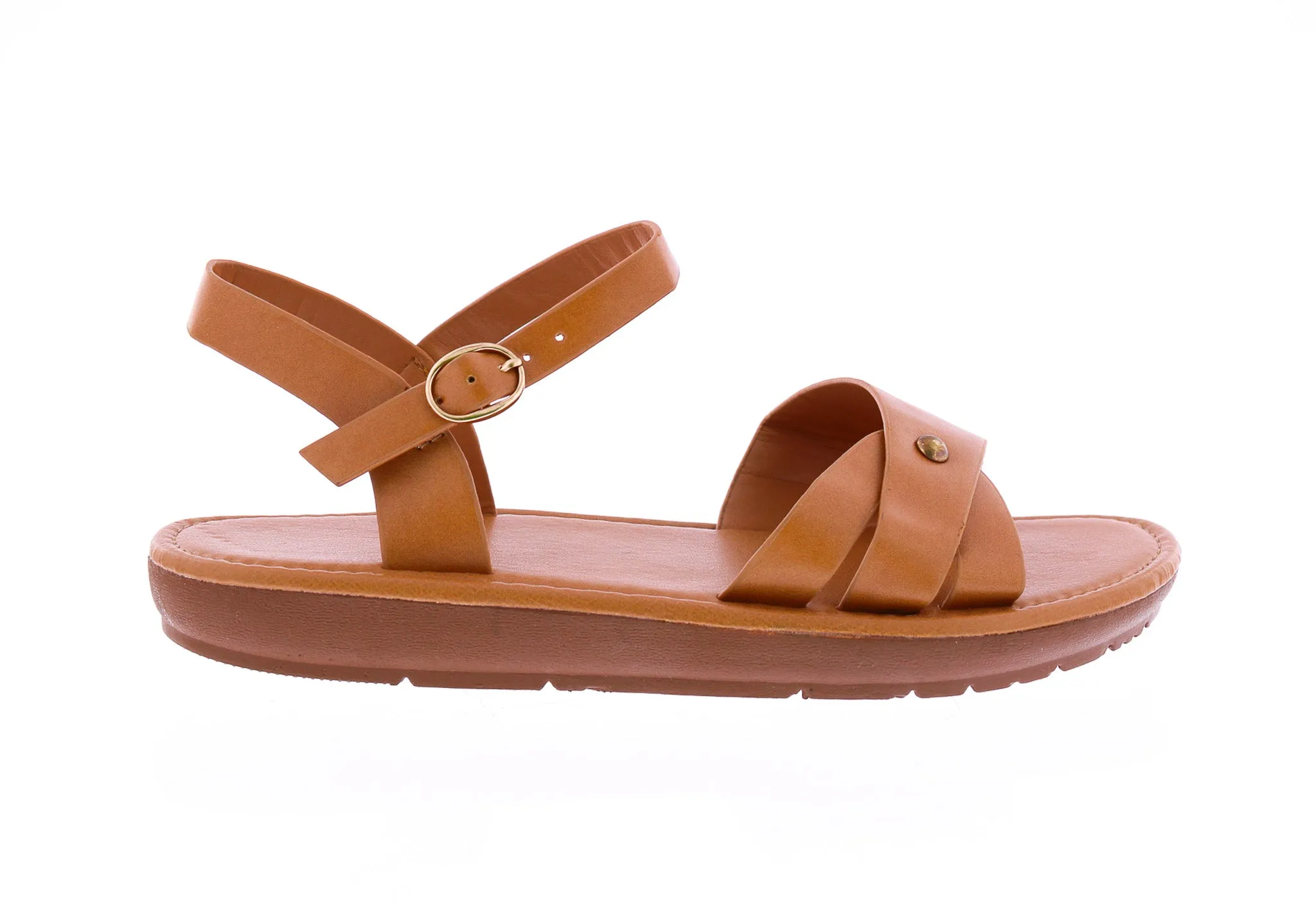 Women Sandal with Buckle Closure