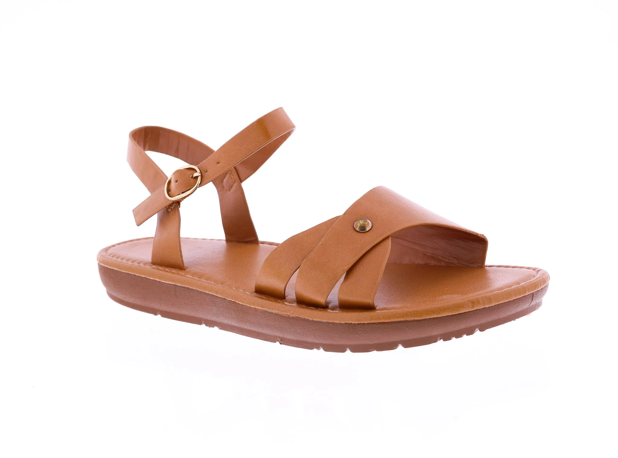 Women Sandal with Buckle Closure